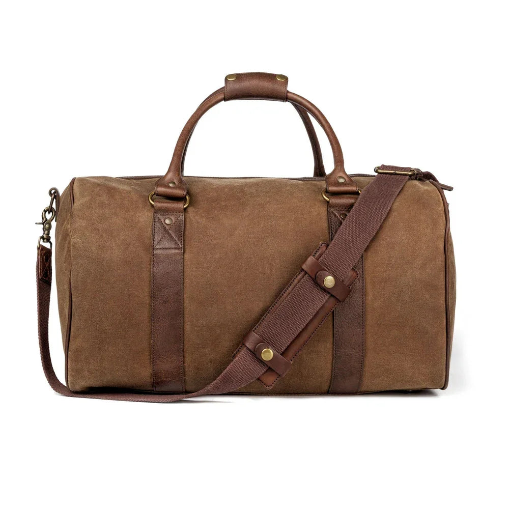 Rustic Waxed, American made Duffel Bag - Your Western Decor