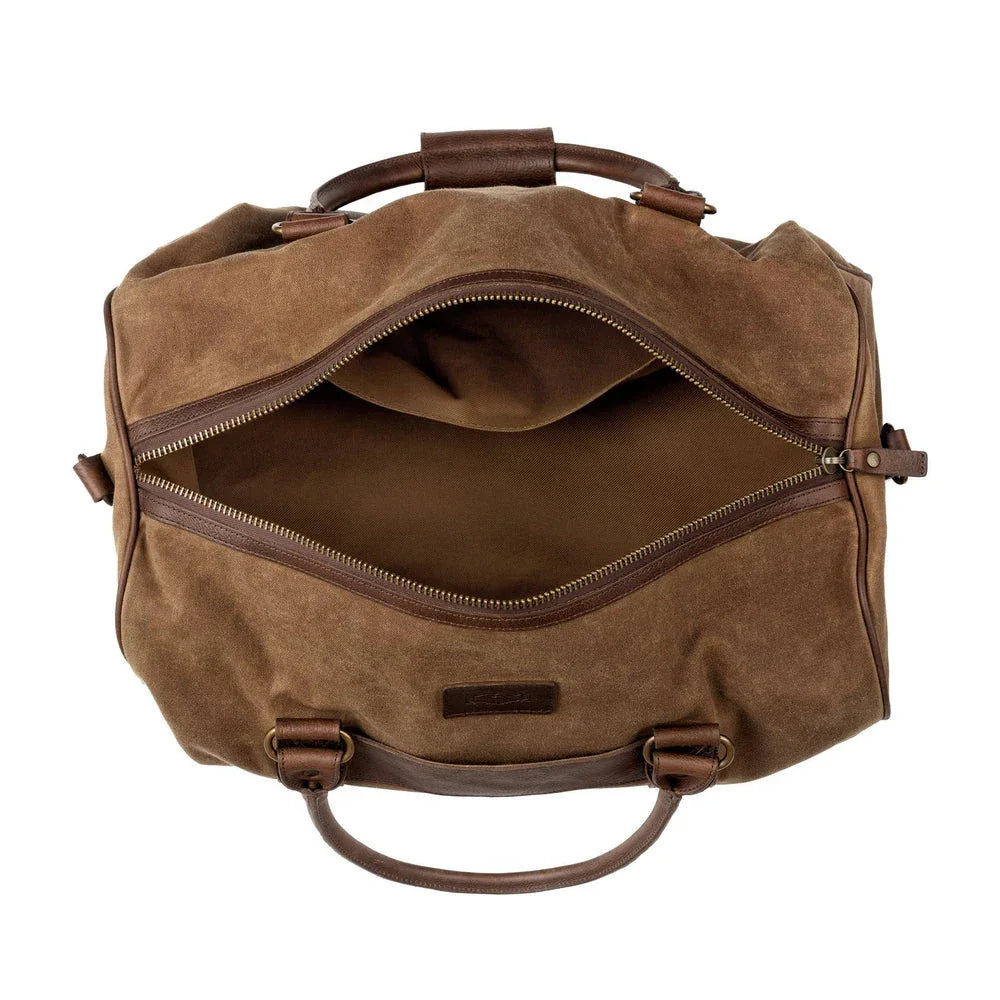 Rustic Waxed, American made Duffel Bag - Your Western Decor