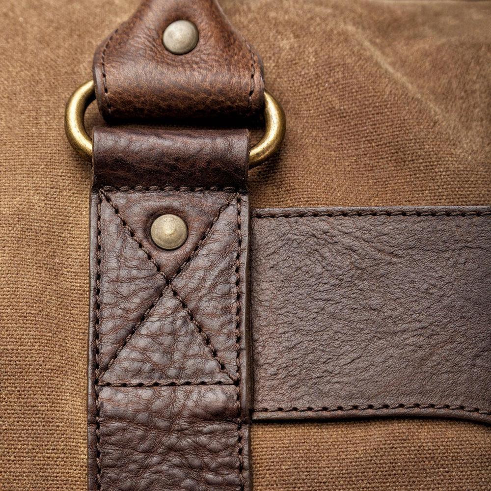 Rustic Waxed, American made Duffel Bag - Your Western Decor