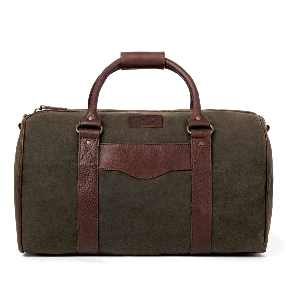 Rustic Waxed, American made Duffel Bag - Your Western Decor