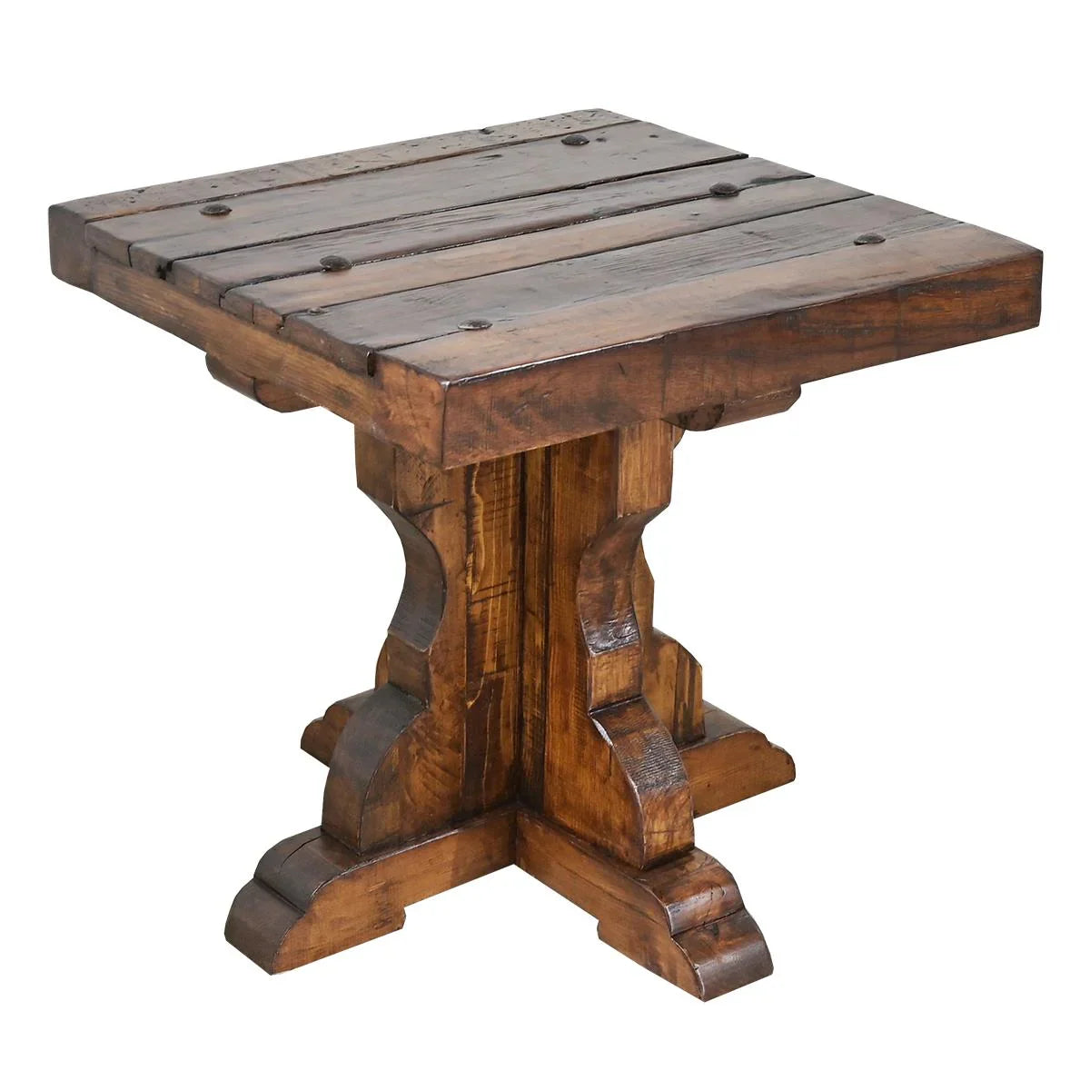 Handcrafted Z Luis Rustic End Table - Your Western Decor