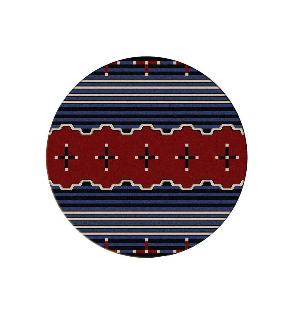 Big Chief 8' Round Area Rug - Rugs made in the USA - Your Western Decor