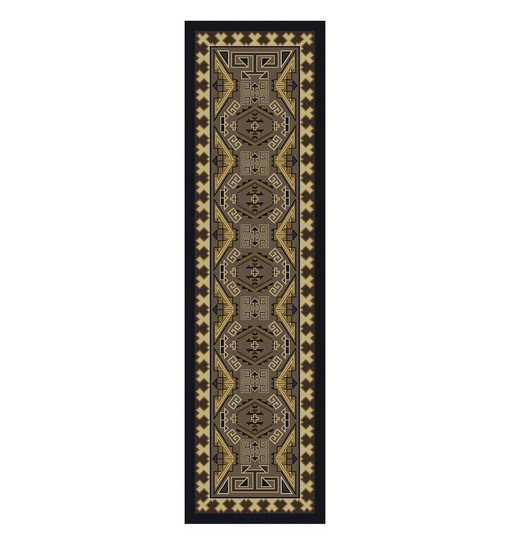 Trader Blanket Floor Runner - Sand - Made in the USA - Your Western Decor, LLC