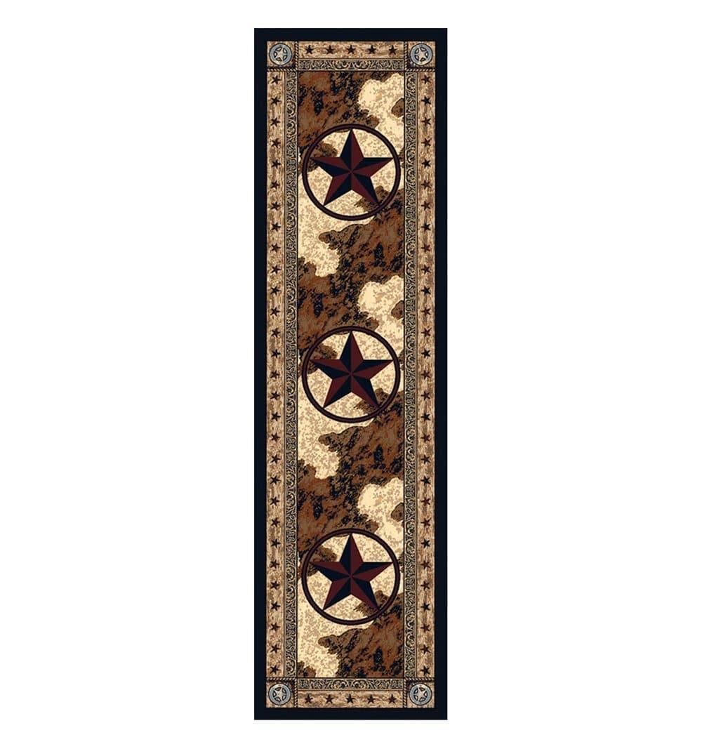 Cowhide Print & Western Star Area Rugs - Your Western Decor, LLC