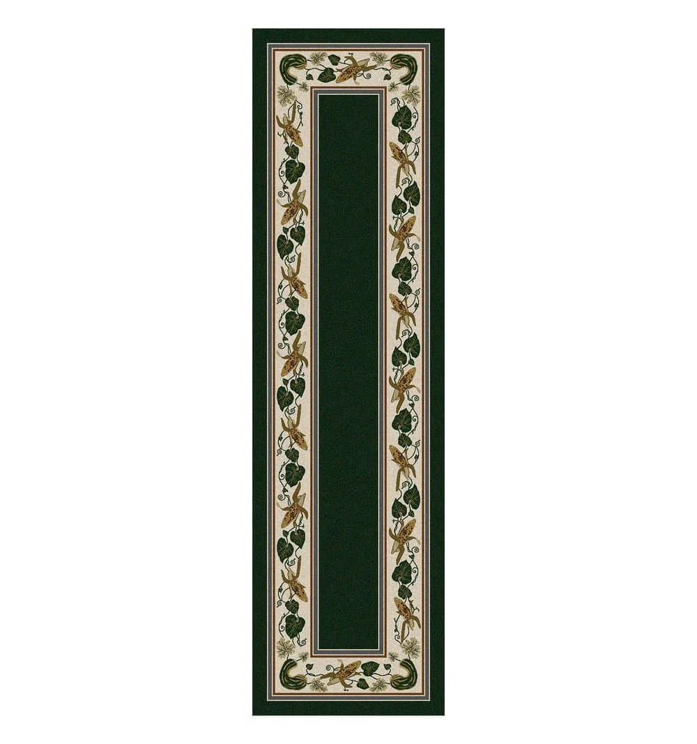 Three Sisters Emerald Green Floor Runner - Made in the USA - Your Western Decor, LLC