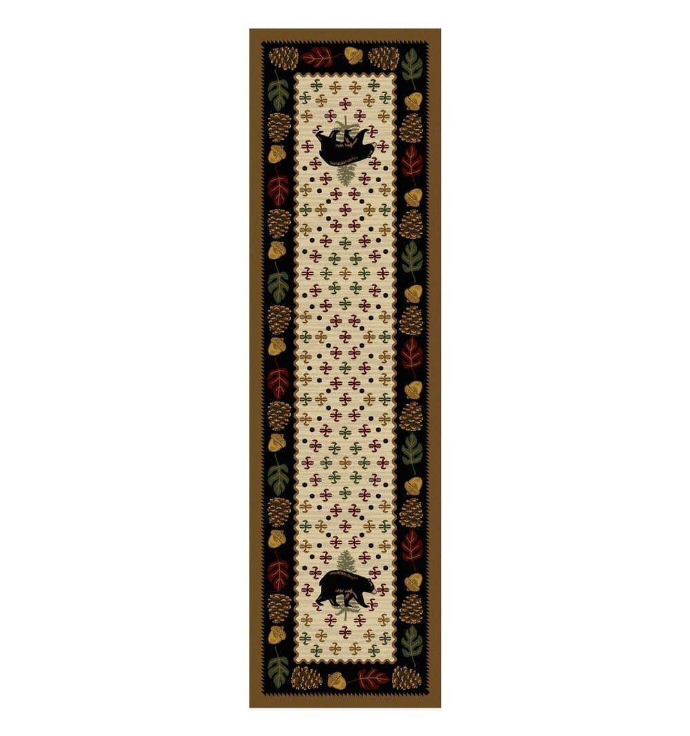Patchwork Bear Rugs - 3 Colors - Your Western Decor, LLC