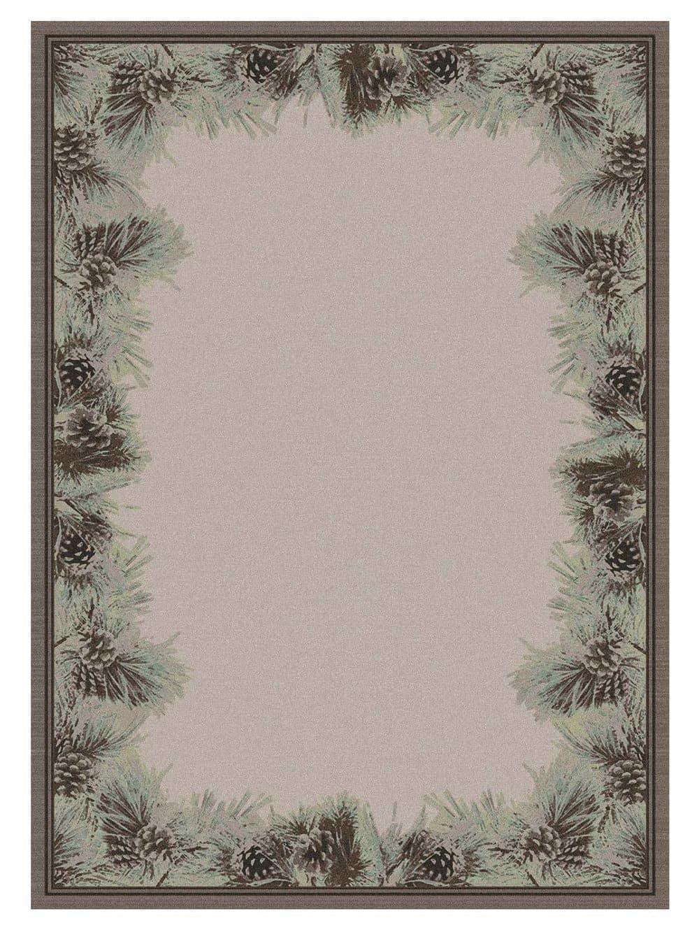 Pines & Needles Cabin Area Rug - Made in the USA - Your Western Decor