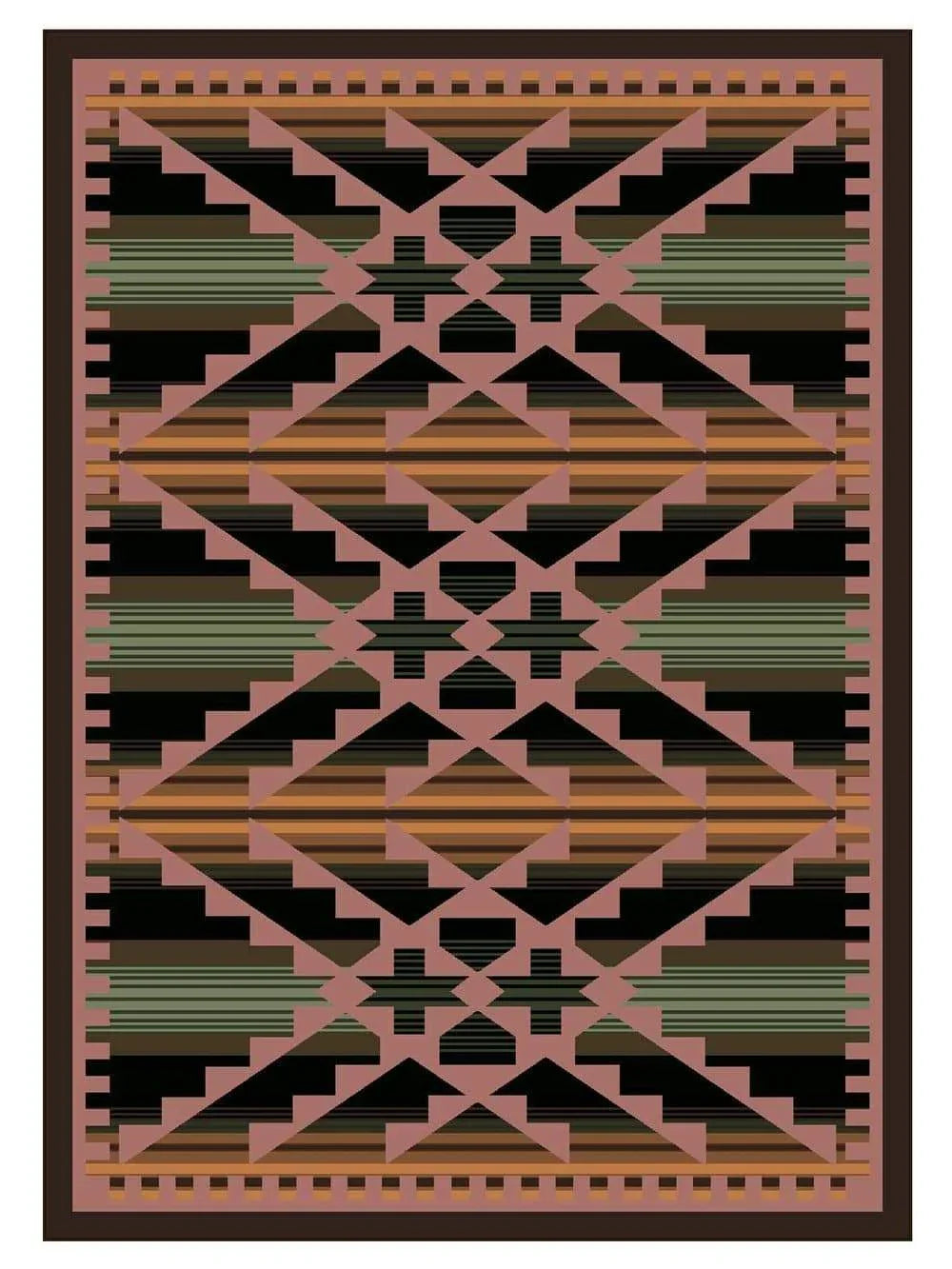 Saddle Blanket - Periwinkle - Your Western Decor, LLC