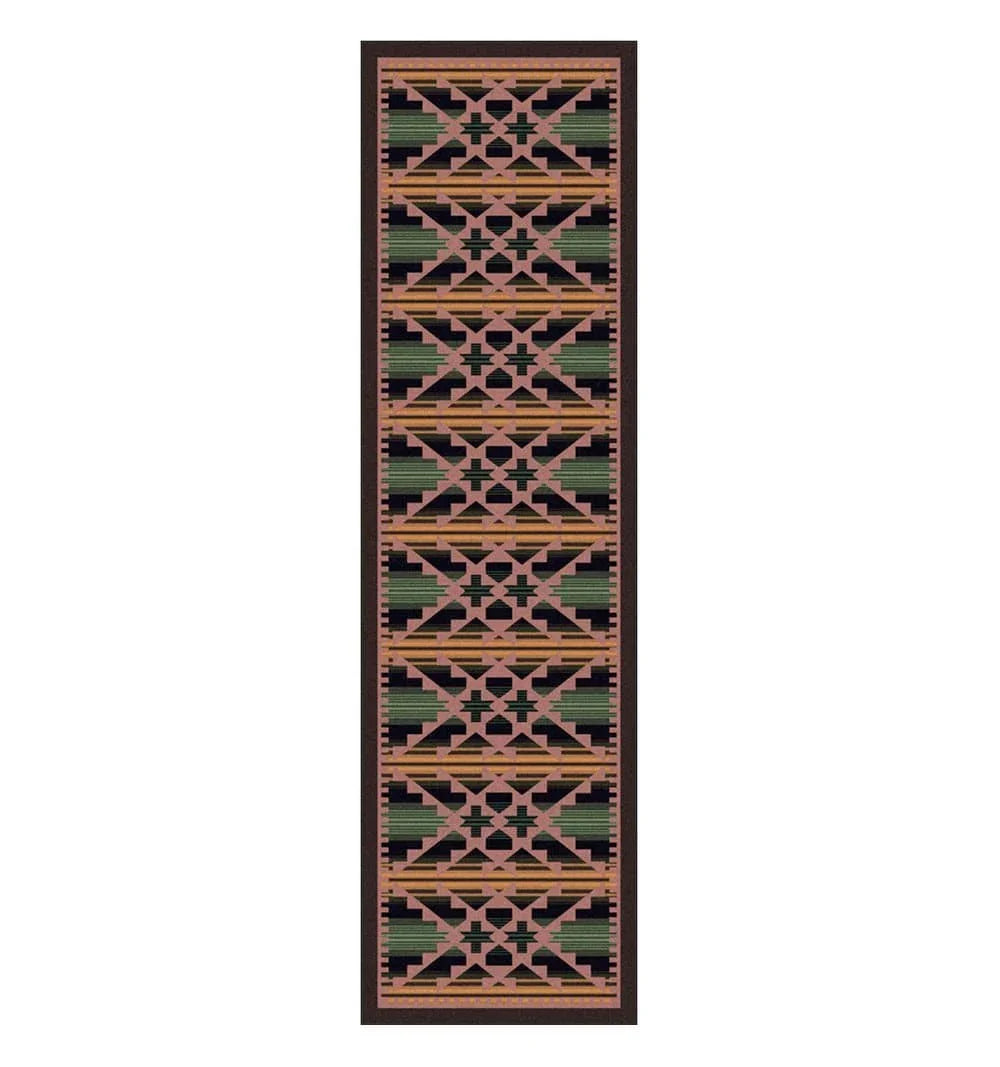 Southwest Saddle Blanket Floor Runner - Made in the USA - Your Western Decor, LLC