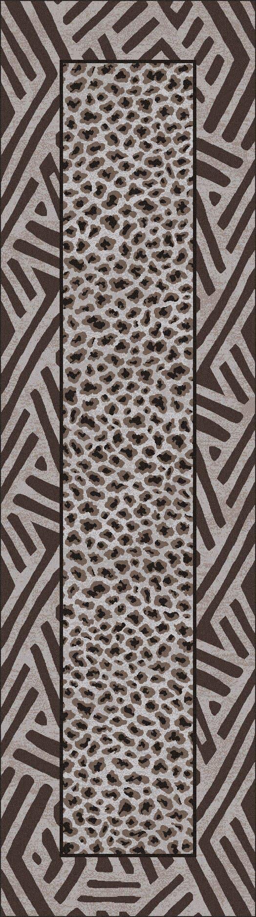 Saharan Roots Leopard 2x8 Floor Runner - Made in the USA - Your Western Decor