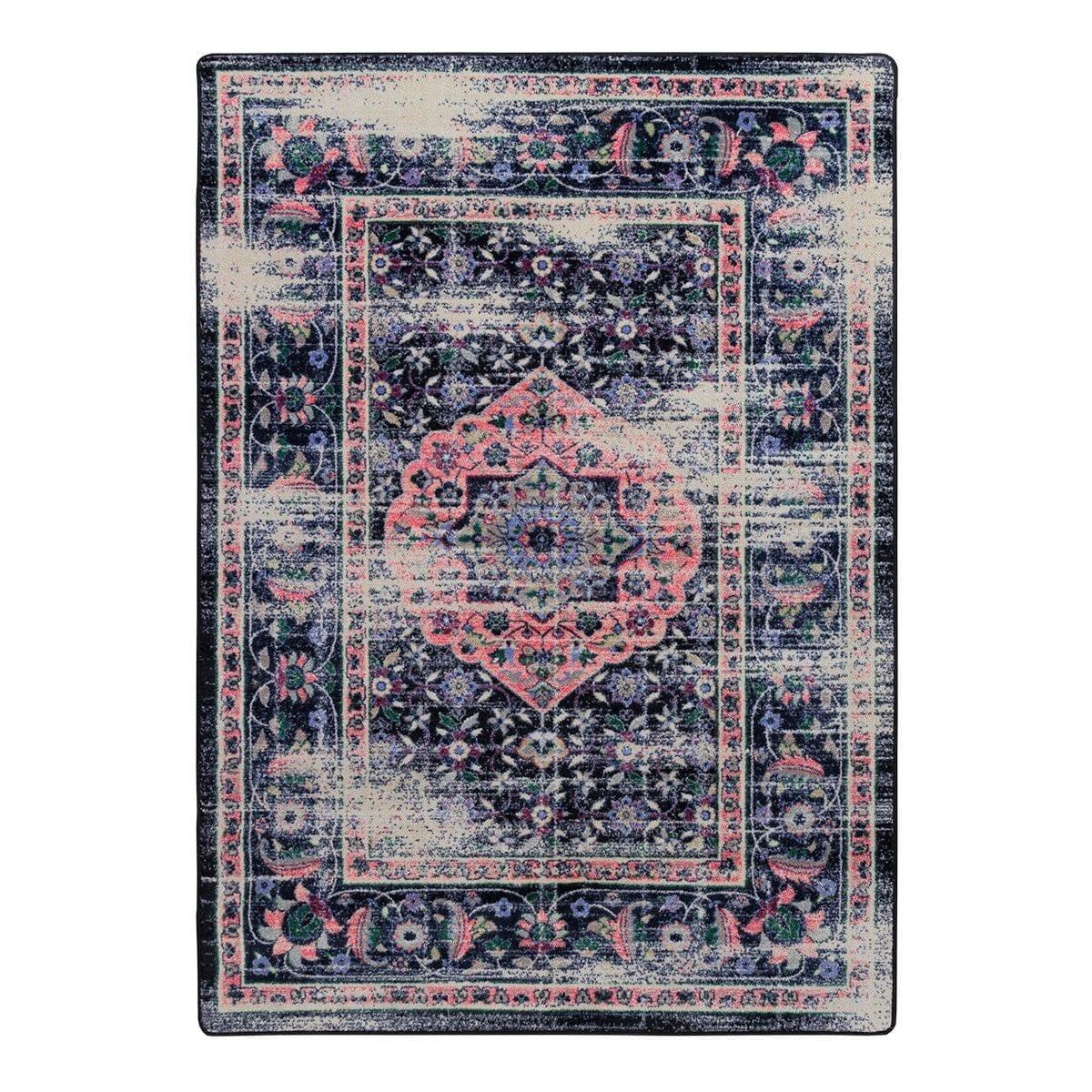 Bristol Azalea Distressed 5x8 Area Rug - Made in the USA - Your Western Decor