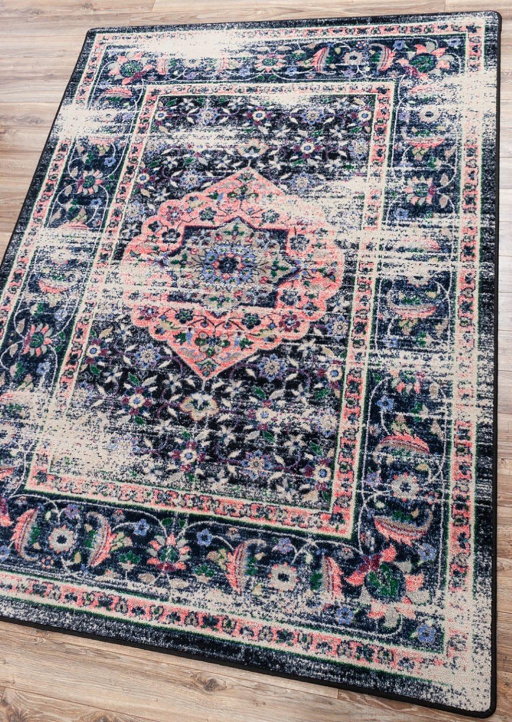 Bristol Azalea Distressed Rugs - Made in the USA - Your Western Decor