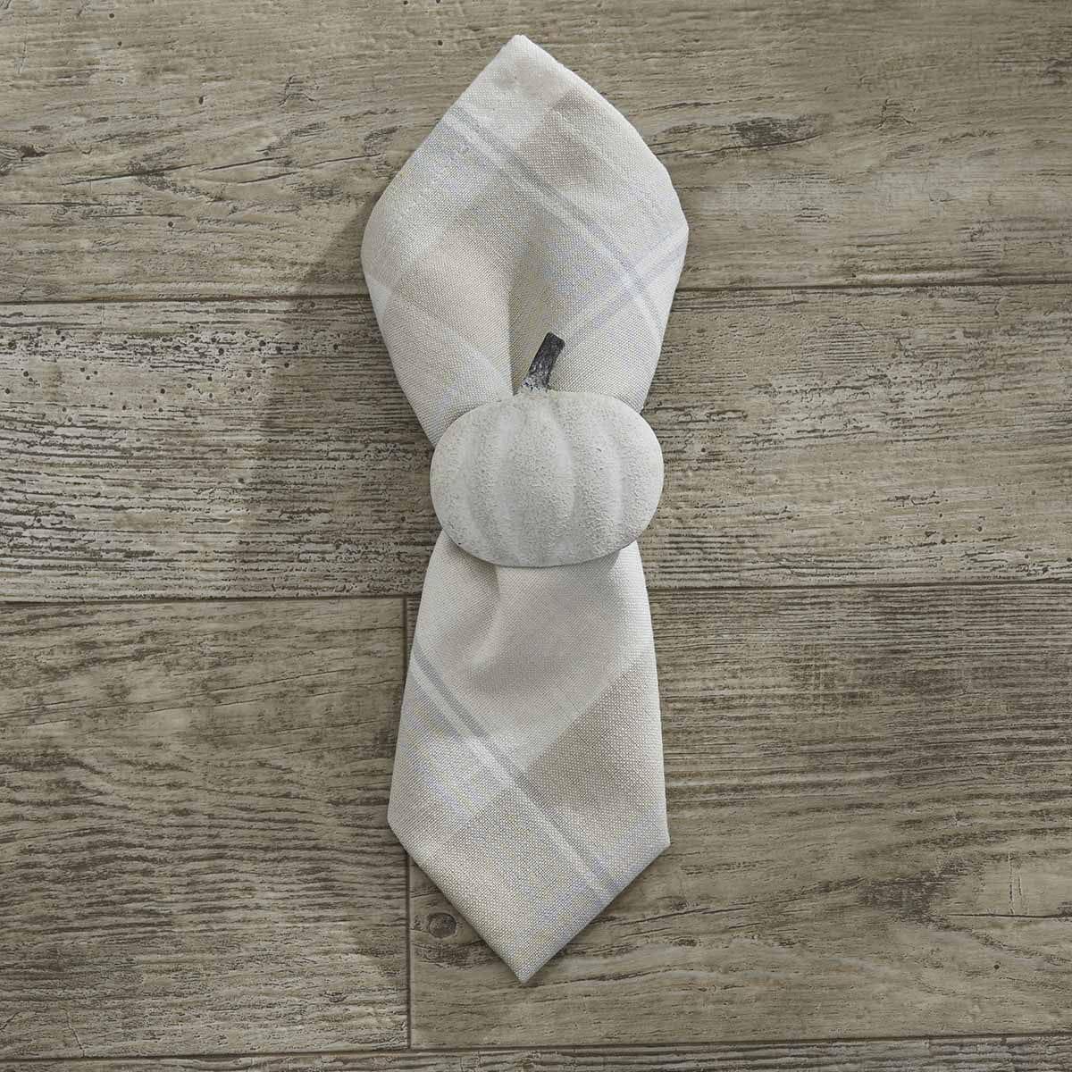 Cream Pumpkin Napkin Ring Set • Your Western Decor
