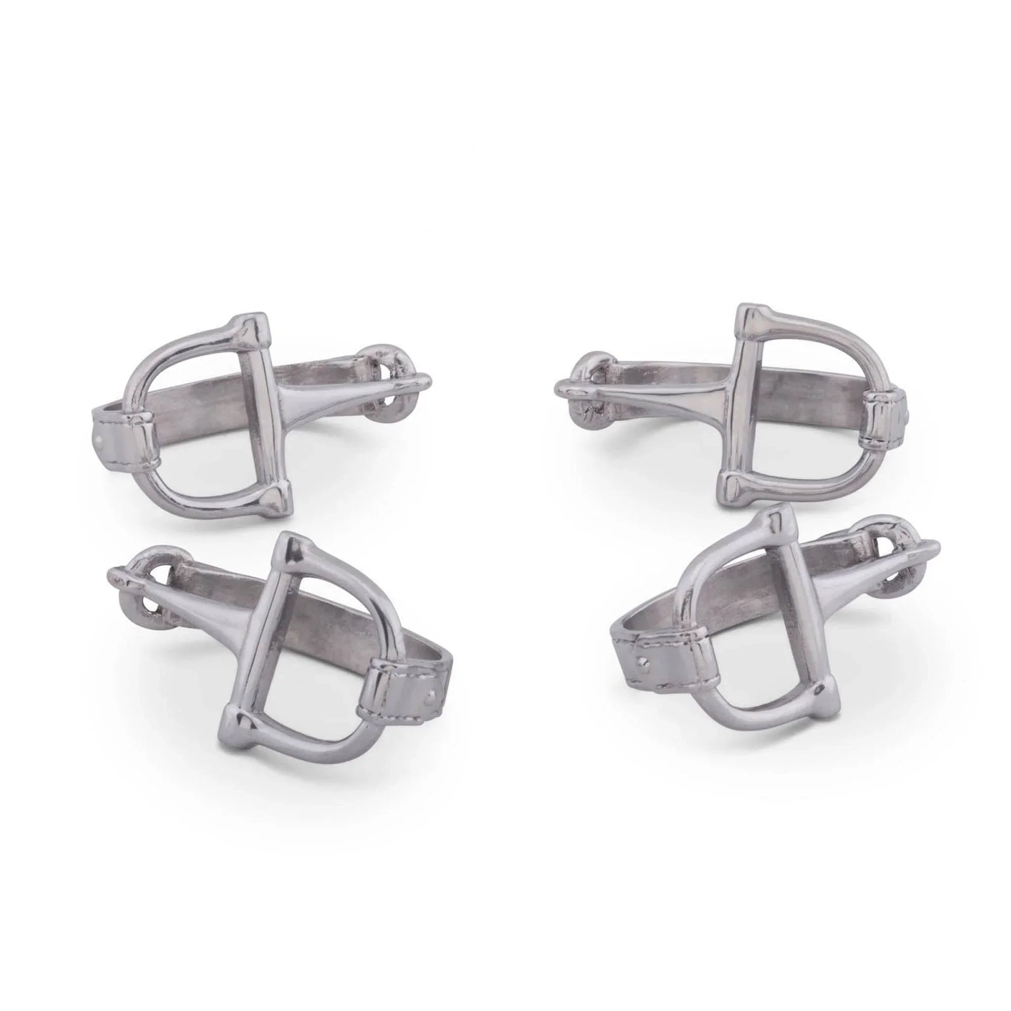 English Snaffle Bit Napkin Rings Set - Your Western Decor