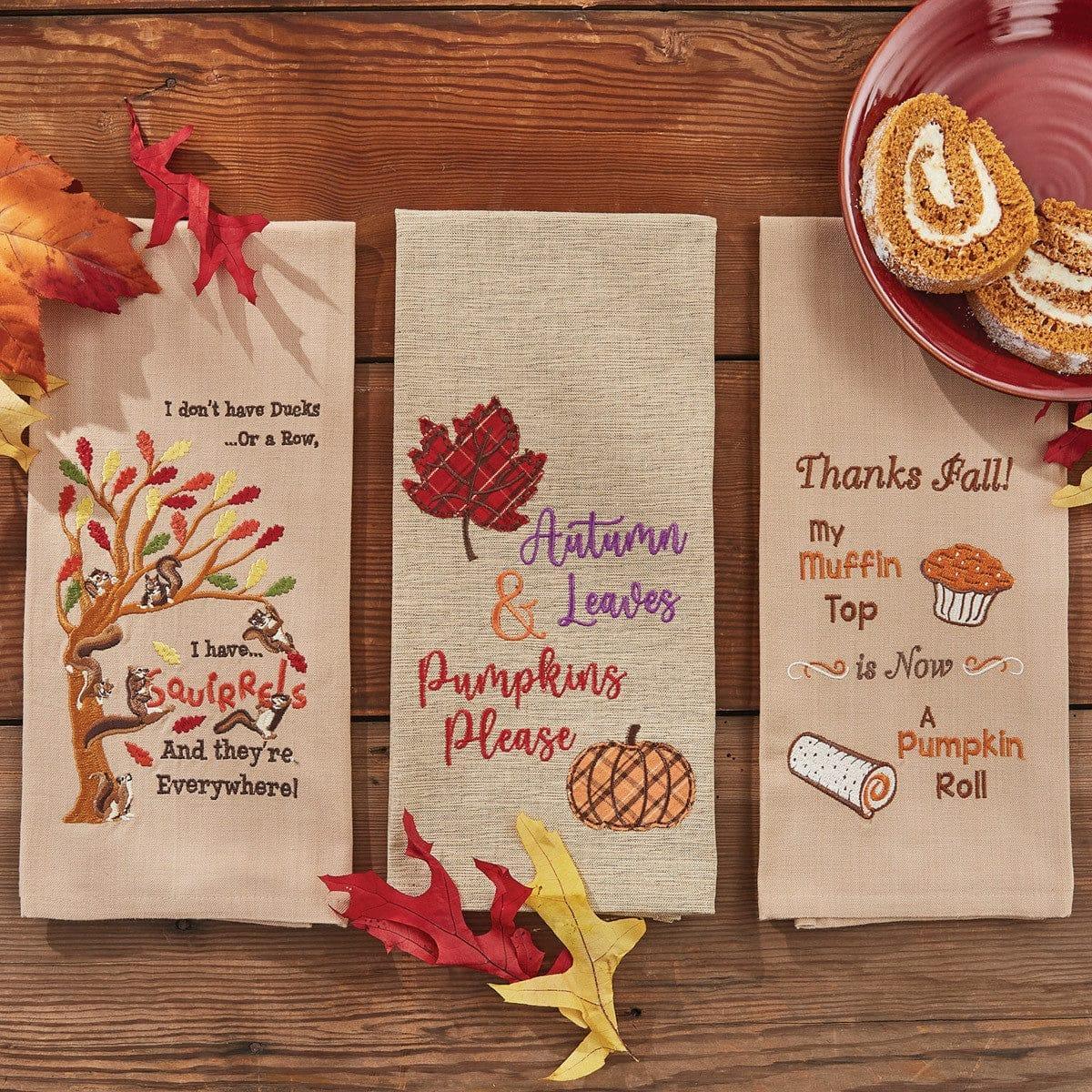 Fall Dishtowels • Your Western Decor