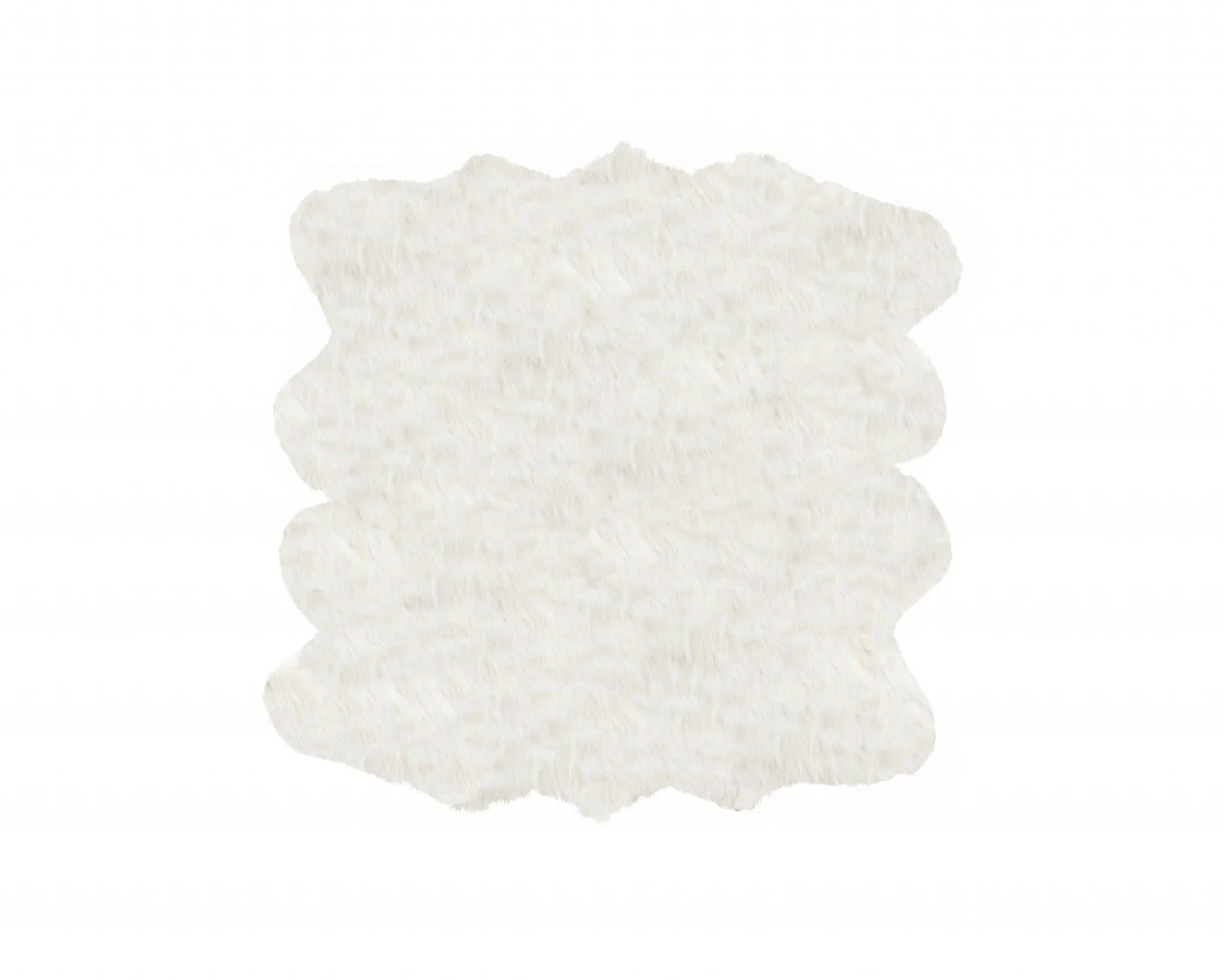 Faux Sheepskin Area Rug 6' x 6' - Your Western Decor