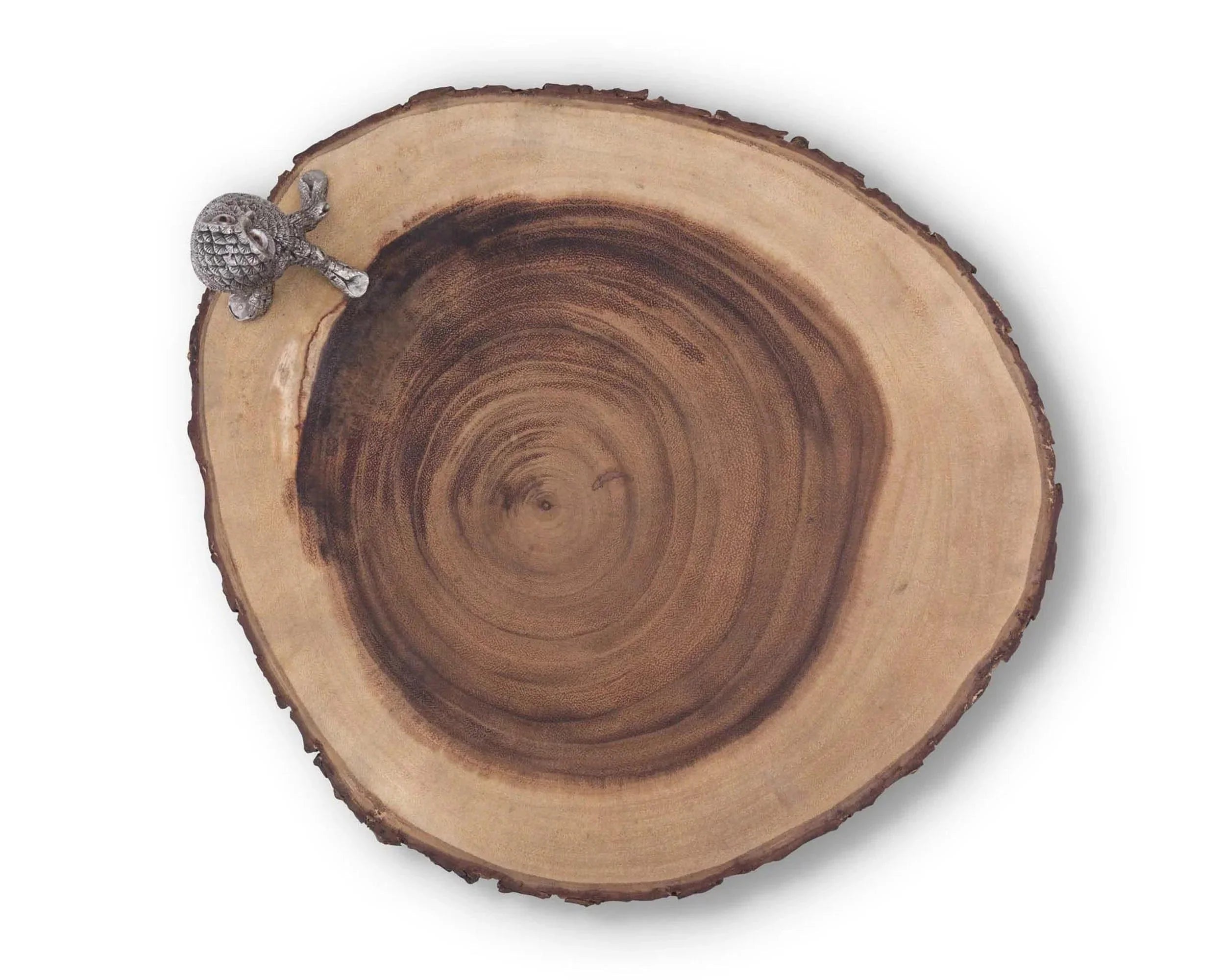 Natural Wood Owl Cheese Stand • Your Western Decor