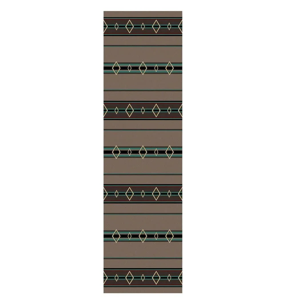 Old Timer Stone & Turquoise Floor Runner - Your Western Decor