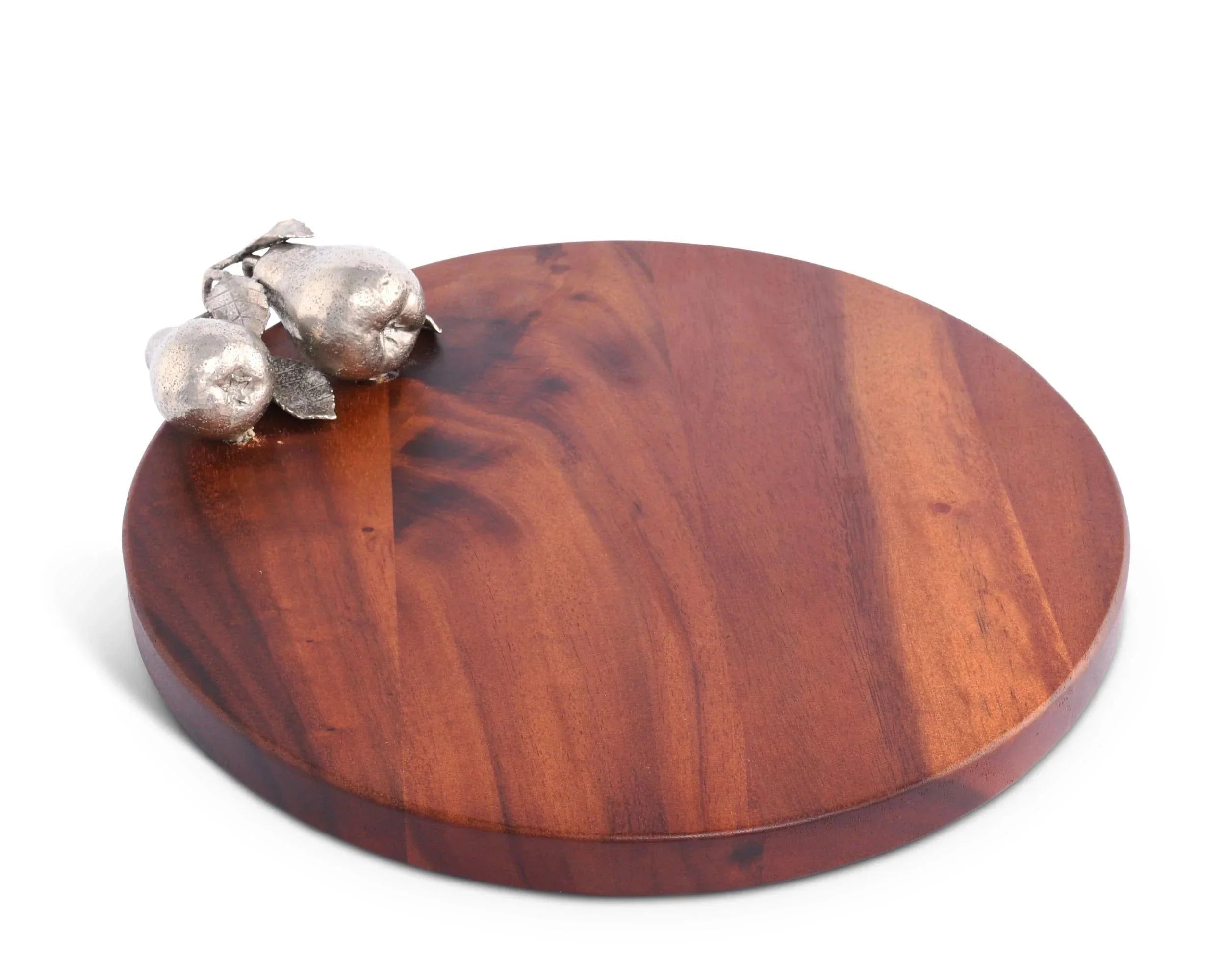 Acacia Wood Pear Cheese Tray • Your Western Decor