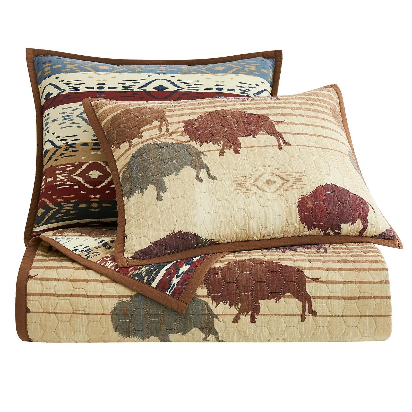 Roam Free Reversible Quilt Set | Your Western Decor