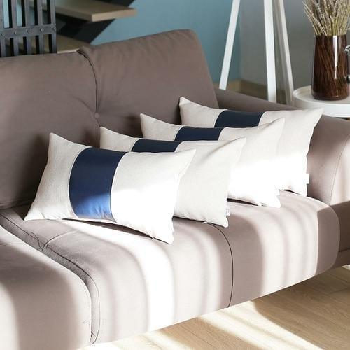 Vegan Faux Leather Square Accent Pillow Cover (Set of 4) - Your Western Decor, LLC