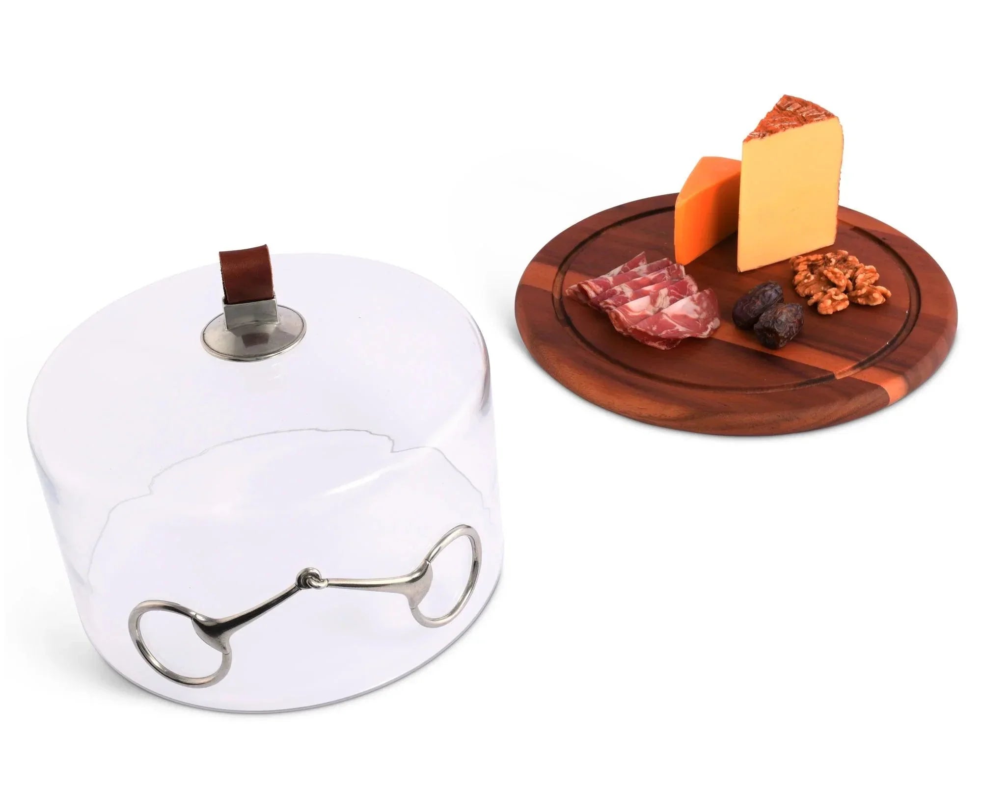 Horse Bit Glass Covered Cheese Board | Your Western Decor