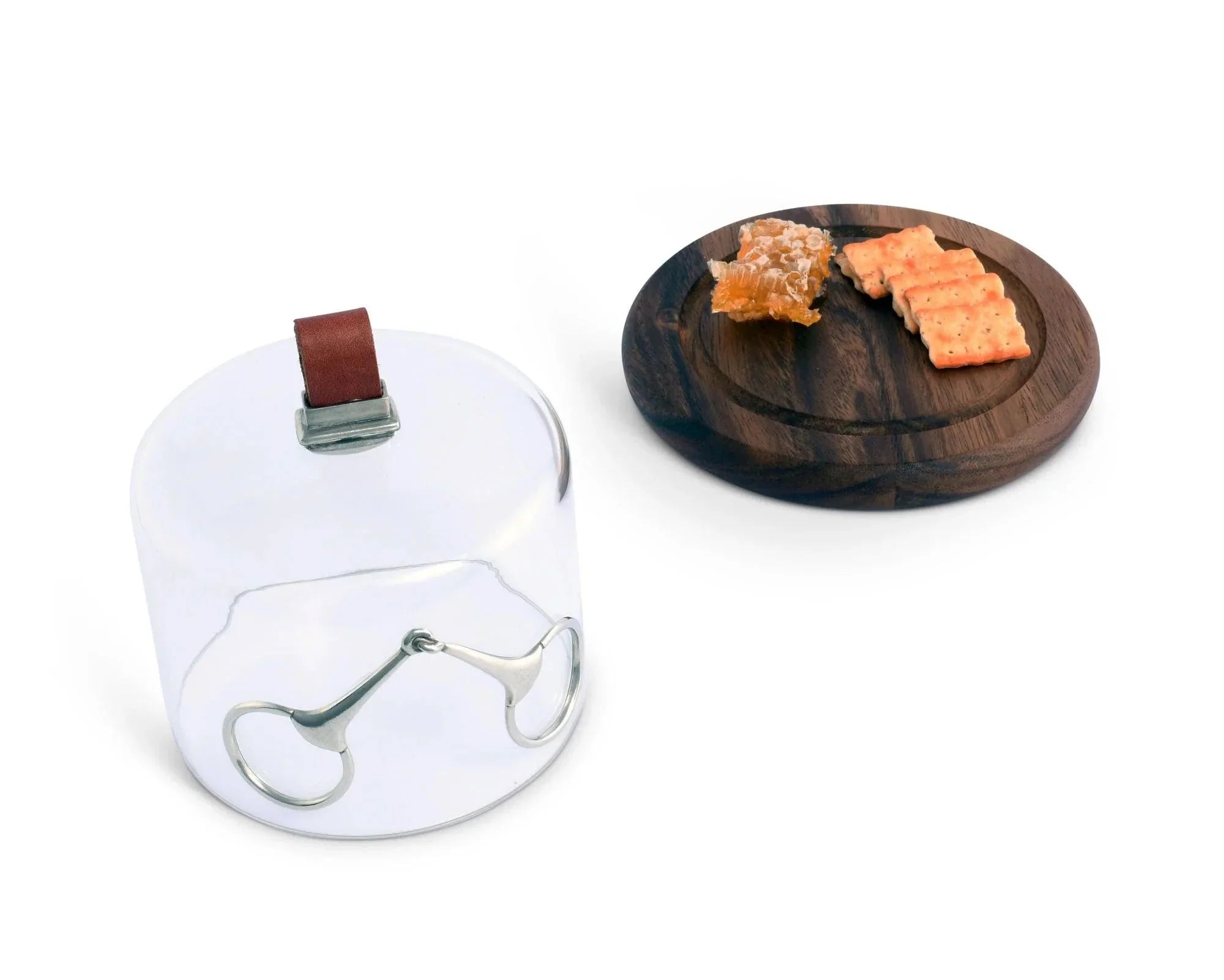 Horse Bit Glass Covered Cheese Board | Your Western Decor
