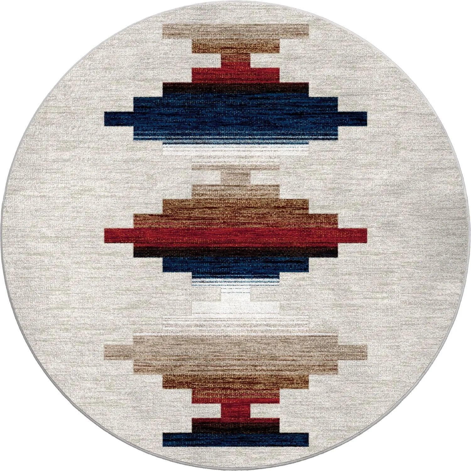 Southwest Cedar Flats Area Rugs Round | Your Western Decor