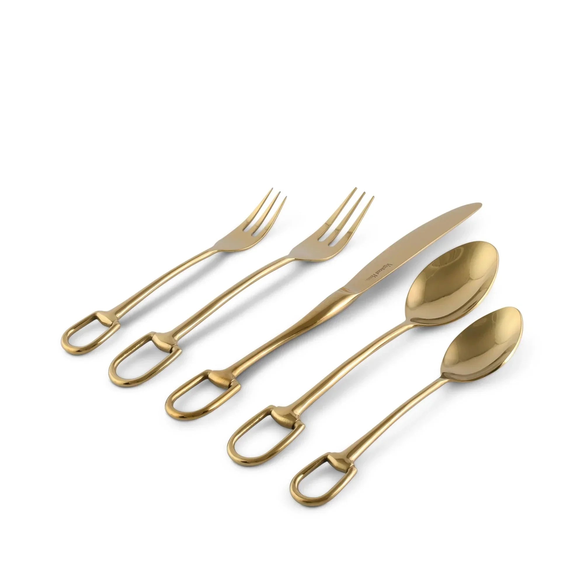 Stirrup 5 Piece Flatware Set | Your Western Decor