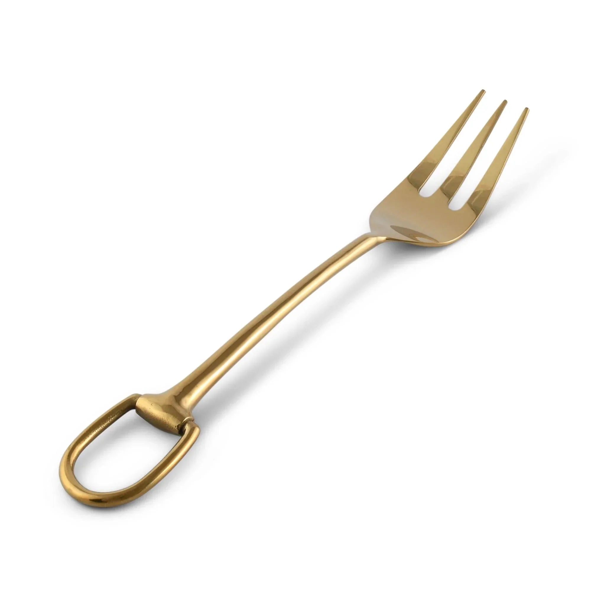 Stirrup Gold Serving Fork | Your Western Decor