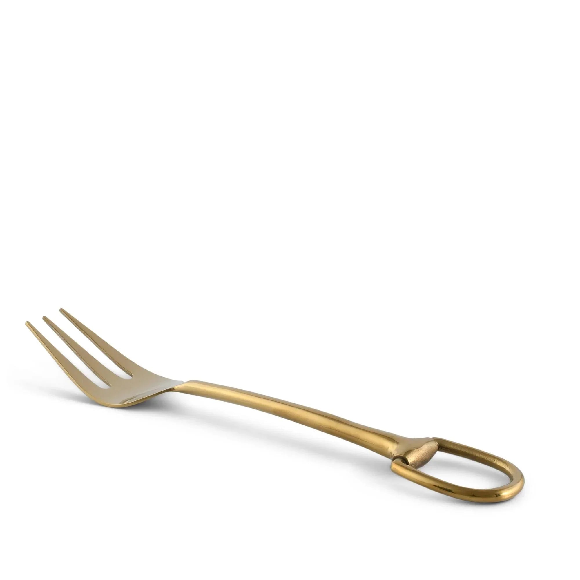 Stirrup Gold Serving Fork | Your Western Decor