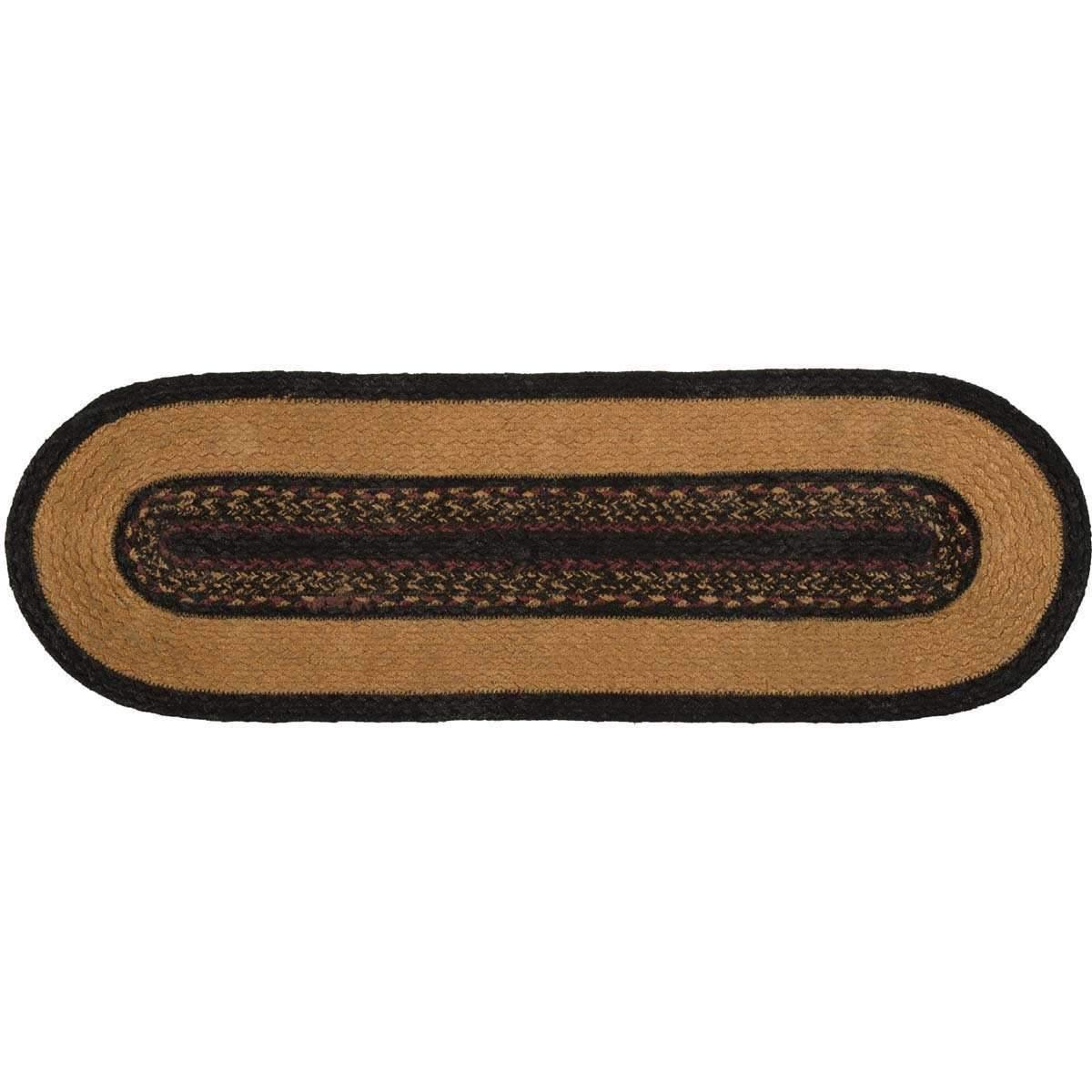 Heritage Farms Star Jute Stair Tread Oval Latex 8.5x27 - Your Western Decor, LLC