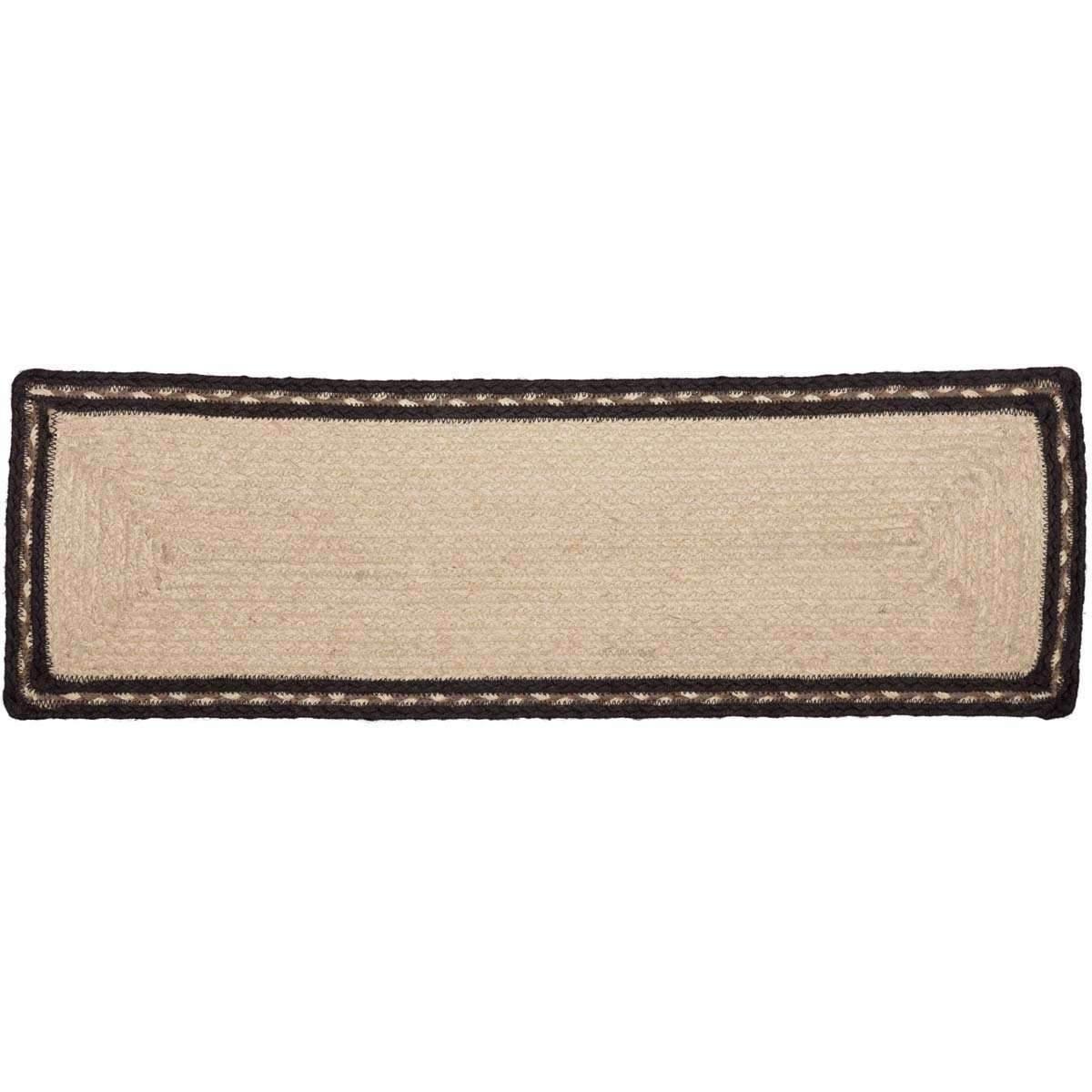 Sawyer Mill Charcoal Poultry Jute Stair Tread Rect Latex 8.5x27 - Your Western Decor, LLC