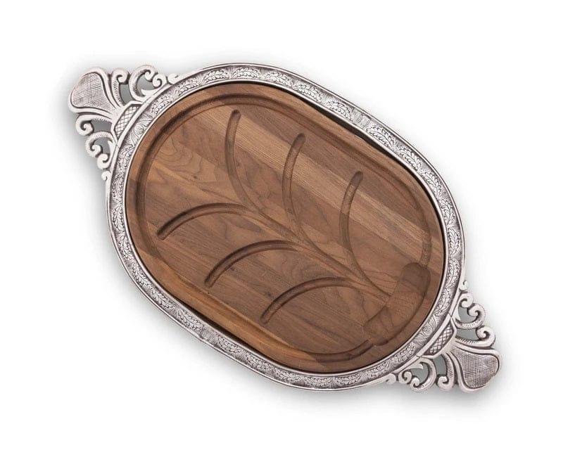 Wood & Pewter Provencal Carving Board - Your Western Decor