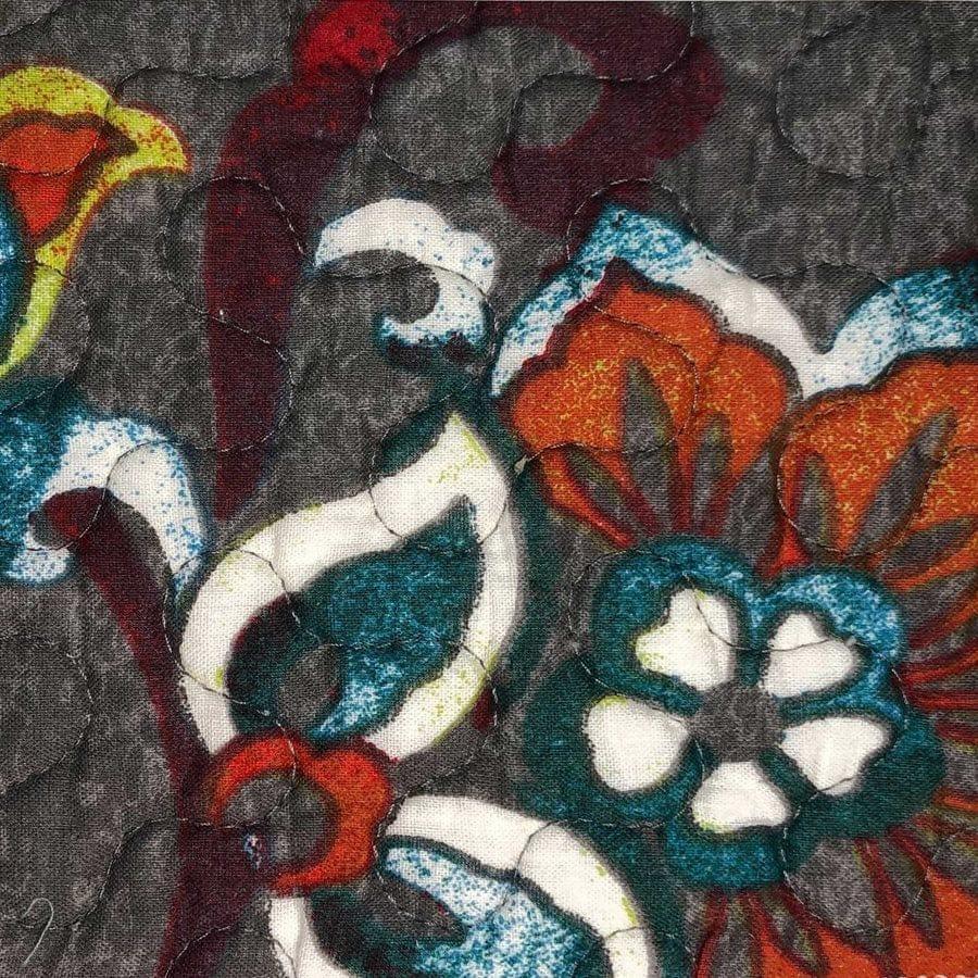 Addy teal quilt swatch - Your Western Decor