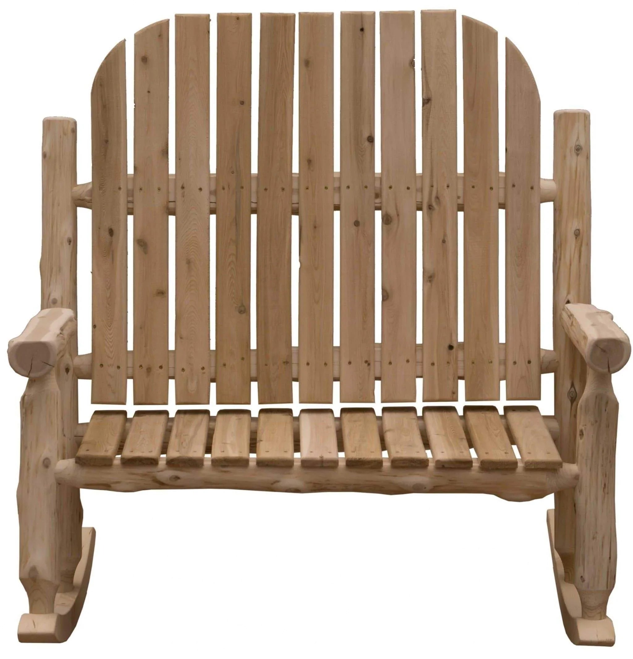 Natural Cedar 2 Person Adirondack Rocker - Your Western Décor