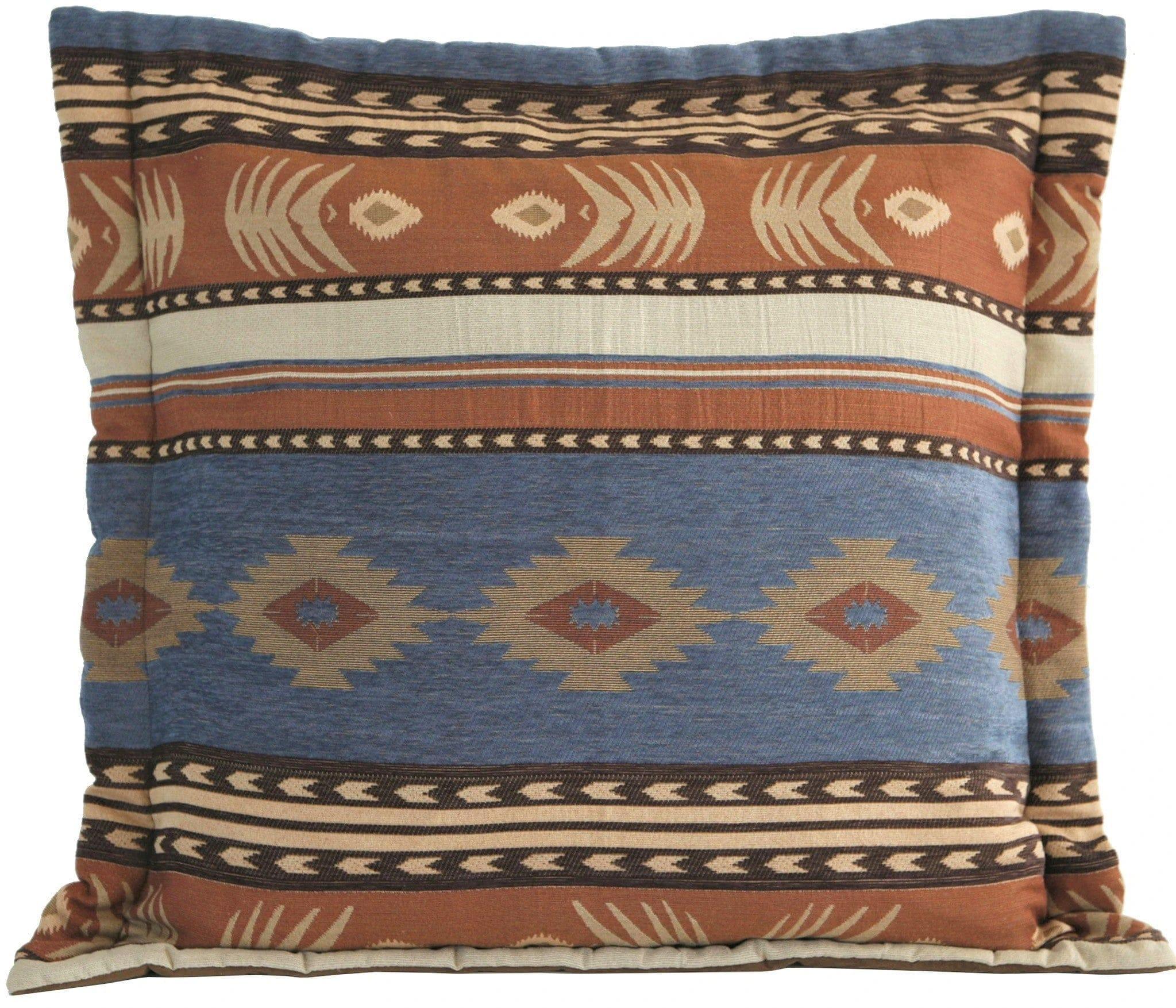 Badlands blue southwest euro sham - Your Western Decor