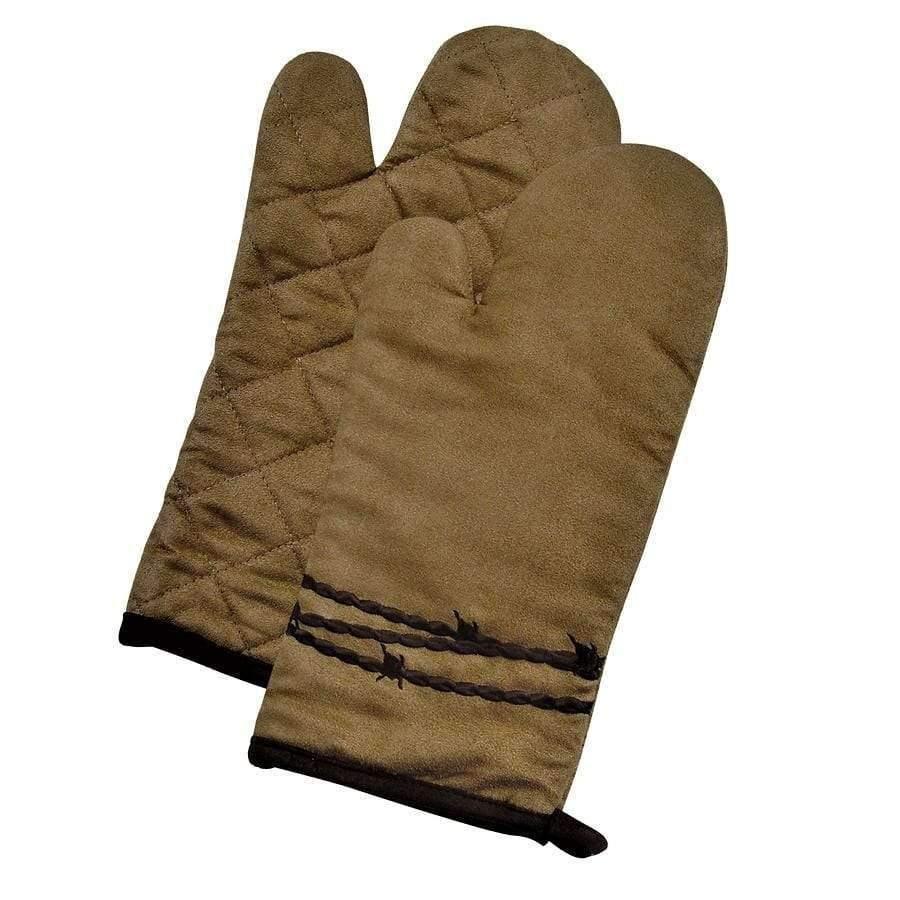 Barbed Wire Pot Holders & Oven Mitt - Your Western Decor, LLC