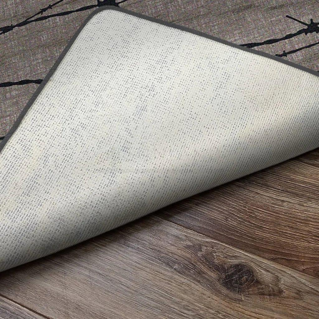 Barbed Wire Area Rug backing made in the USA - Your Western Decor
