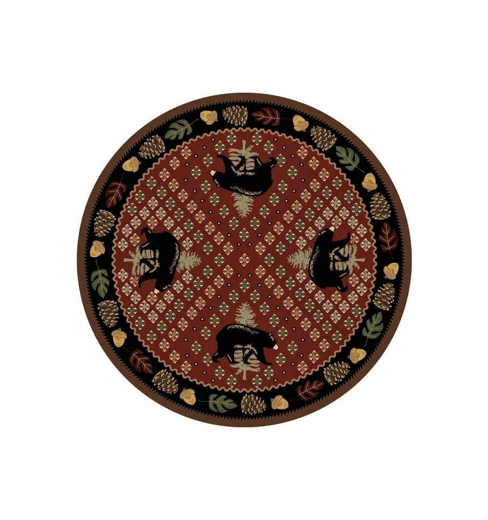 Patchwork Bear Rugs - 3 Colors - Your Western Decor, LLC