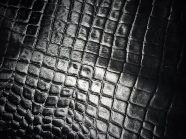 Black embossed cowhide rug - Your Western Decor