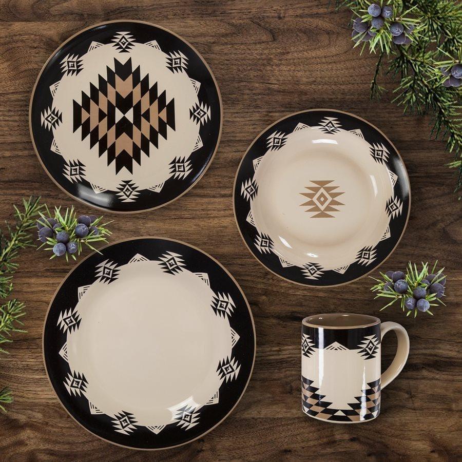 Black Diamond Southwestern Dinnerware - Your Western Decor