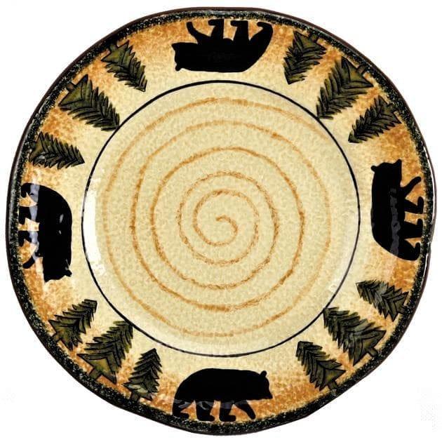 Black bear dinner plate - Your Western Decor