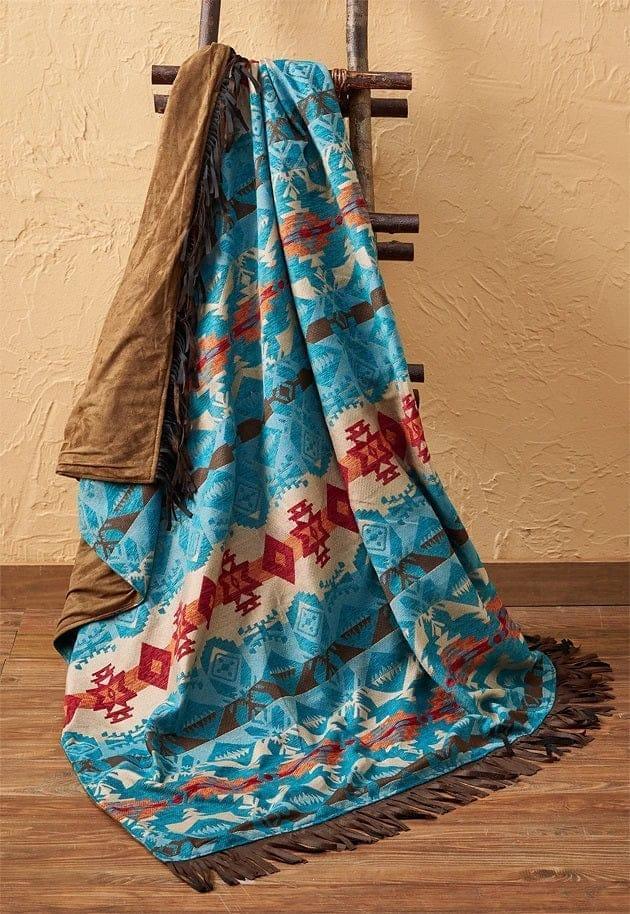 Blue Dorado Southwestern Comforter Collection - Your Western Decor, LLC