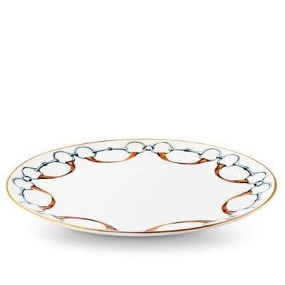 Bone China Snaffle Bit Charger Plate - Your Western Decor