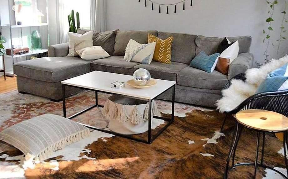 Brazilian Brindle White Belly Cowhide Cowhide Your Western Decor, LLC