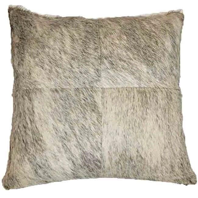 quarter panel light brindle cowhide pillow 18"x18" - Your Western Decor