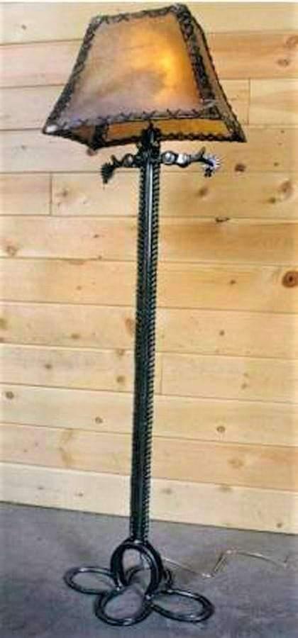 Iron Spur Western Floor Lamp - Your Western Decor