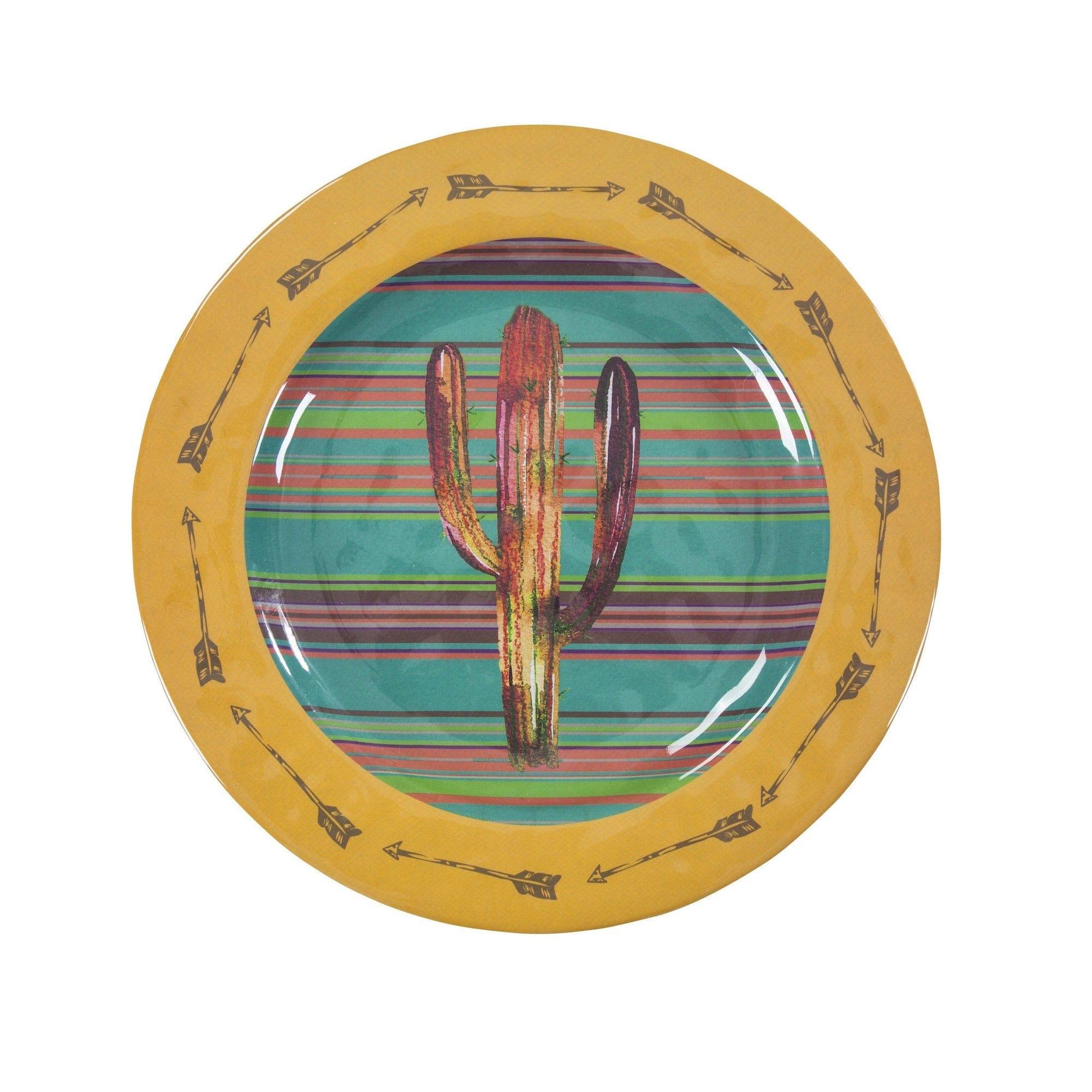 Cactus Melamine Dinner Plates - Your Western Decor