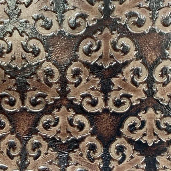 Chocolate King Embossed Leather • Your Western Decor